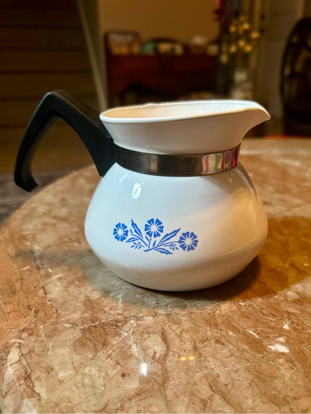 Vintage Corning Ware Blue Cornflower 3-Cup Teapot | P-103